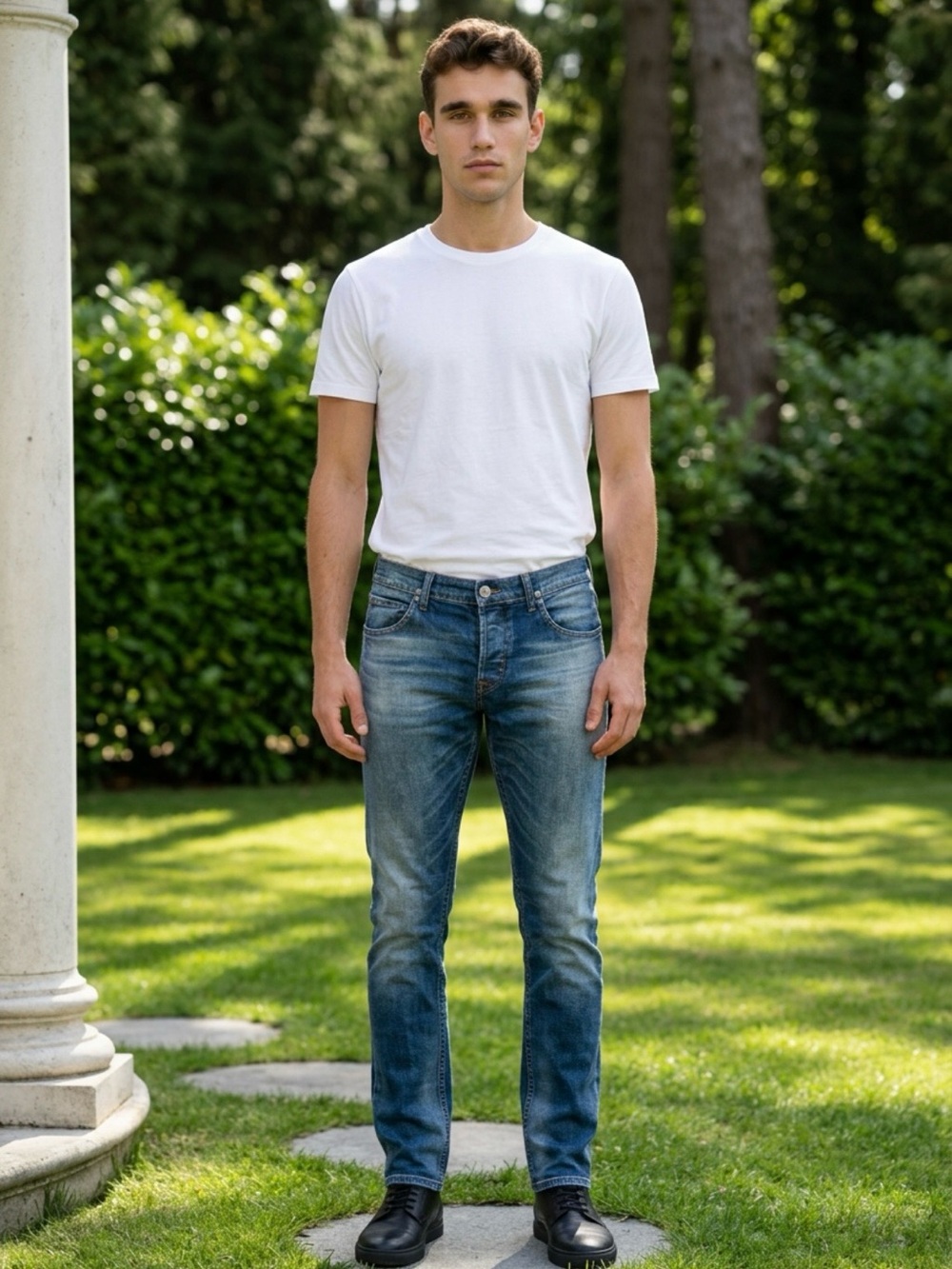 Hudson Jeans Men's Slim Straight Blue Wash Denim